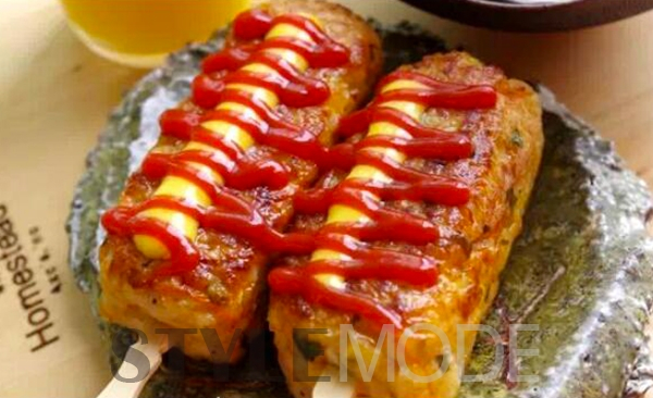 炸鱼饼串