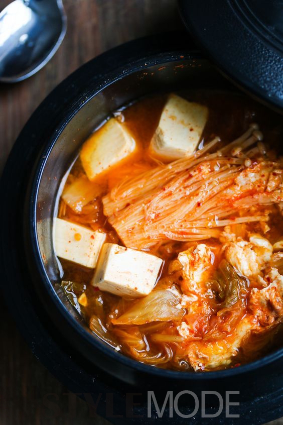辣白菜豆腐汤