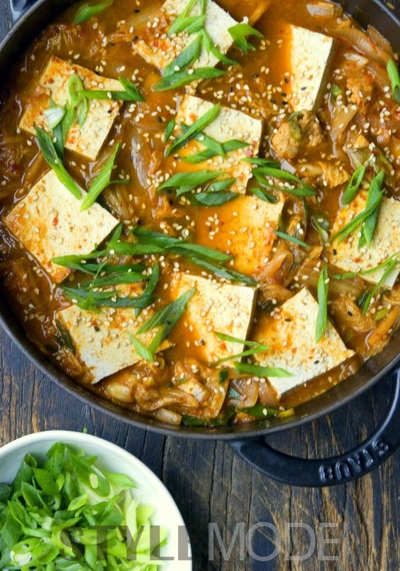 辣白菜豆腐汤
