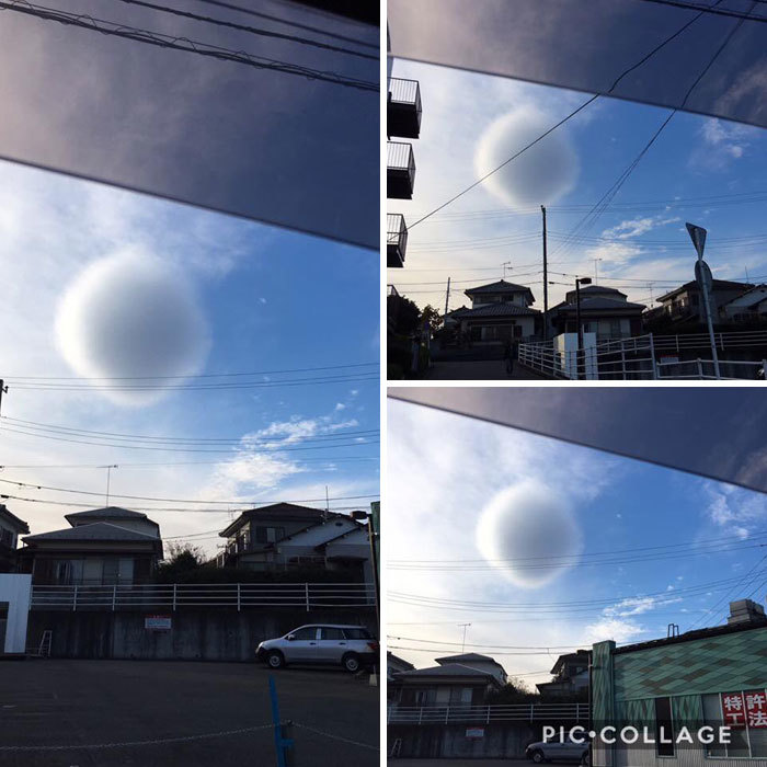 日本天空中云团