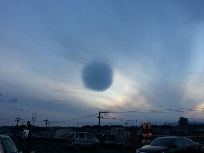 日本天空中云团