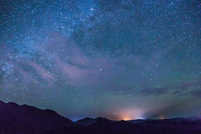 湖南万佛山夜空
