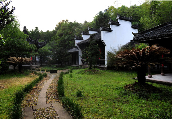 明招讲院内一隅