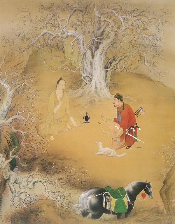 桥本关雪《访隐图》 昭和5年（1930） 足立美术馆藏.jpg