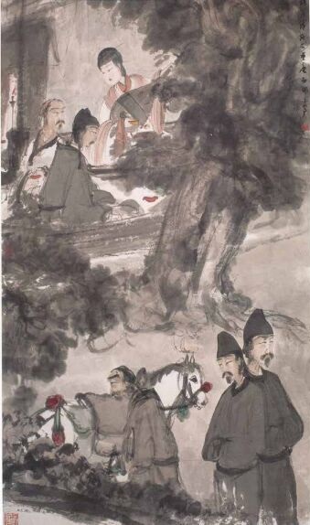 傅抱石《琵琶行》 约1944年作南京博物馆藏.jpg