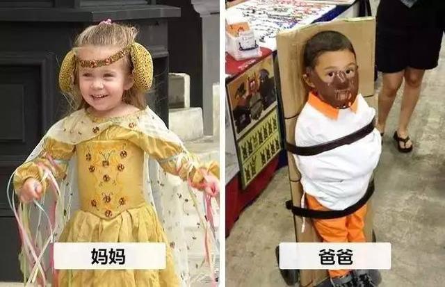 10张图告诉你爸妈带娃的不同，笑喷了！